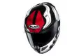 Casco integrale HJC RPHA 11 NAXOS MC1 Rosso Bianco Nero