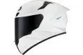 Casco integrale Kyt TT-COURSE PLAIN Bianco