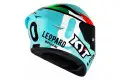 Casco integrale KYT TT-REVO LEOPARD REPLICA E06 Tricolore
