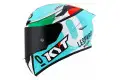 Casco integrale KYT TT-REVO LEOPARD REPLICA E06 Tricolore