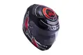 Casco integrale KYT Venom Square nero rosso