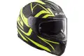 Casco integrale LS2 FF320 STREAM EVO JINK in fibra Nero opaco Giallo