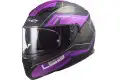Casco integrale LS2 FF320 STREAM EVO MERCURY Titanio Viola