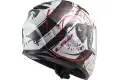 Casco integrale LS2 FF320 STREAM EVO TACHO Bianco Nero Rosso