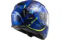 Casco integrale LS2 FF320 STREAM EVO TACHO Blu Giallo