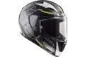 Casco integrale LS2 FF323 ARROW R EVO TECHNO in fibra Nero Bianco