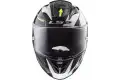 Casco integrale LS2 FF323 ARROW R EVO TECHNO in fibra Nero Bianco