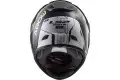Casco integrale LS2 FF323 ARROW R EVO TECHNO in fibra Nero Bianco