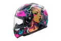 casco integrale LS2 FF353 Rapid 2 Cyberg rosa opaco