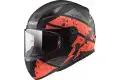 Casco integrale LS2 FF353 RAPID DEADBOLT Nero opaco Arancio