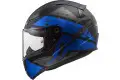 Casco Integrale LS2 FF353 RAPID DEADBOLT Nero opaco Blu