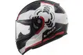 Casco Integrale LS2 FF353 RAPID GHOST Bianco Nero Rosso