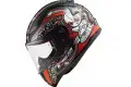 Casco integrale LS2 FF353 RAPID MINI VOODOO Nero Rosso