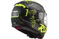 Casco integrale LS2 FF353 RAPID NAUGHTY Nero opaco Giallo fluo