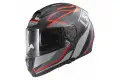 Casco integrale LS2 FF397 Vector Vantage Nero opaco Rosso