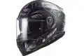 Casco integrale LS2 FF811 VECTOR II TROPICAL in fibra Nero Bianco