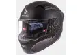 Casco integrale MT Helmets Kre Sv Solid in fibra Nero Opaco
