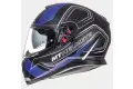 Casco integrale MT Helmets Thunder 3 Sv Trace Nero Blu Opaco