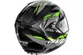 Casco integrale Nolan N60-5 HYPERION Nero Verde Grigio