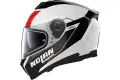 Casco integrale Nolan N80-8 MANDRAKE N-COM Bianco Metal Rosso