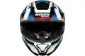 Casco integrale Nolan N87 Arkad N-Com bianco metal
