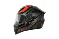 Casco integrale Origine V128 Strada Graviter Nero Rosso Lucido