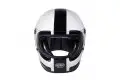 Casco integrale Premier TROPHY in fibra DO8 Bianco Nero Rosso