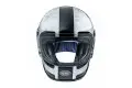 Casco integrale Premier TROPHY PLATINUM DR DO 92 Argento Nero Rosso