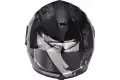 Casco integrale Scorpion EXO 1400 AIR PATCH in fibra Nero Argento