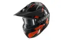 Casco integrale Shark Explore-R Cisor nero arancio