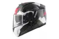 Casco integrale Shark Speed-R Series2 Sauer II nero rosso bianco