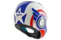 Casco integrale Shark Vantime doppia visiera COSPLAY Bianco Blu