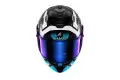 casco integrale sport GT Shark Spartan GT Pro Carbon Zarco Track Racer blu