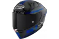 Casco integrale Suomy S1-XR GP CARBON HYPERSONIC BLUE E06-FIM in fibra Nero Blu