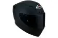 Casco integrale Suomy Track-1 PLAIN MATT E06 Nero  in fibra