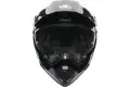 Casco integrale touring AGV AX9 MPLK SOLID in fibra Carbon Lucido