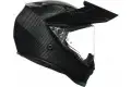 Casco integrale touring AGV AX9 MPLK SOLID in fibra Carbon Lucido