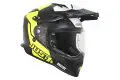 Casco integrale touring Just1 J34 Pro Tour Giallo fluo Nero opaco