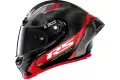 Casco integrale X-Lite X-803 RS Ultra Carbon HOT LAP Carbon Rosso