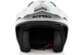 Casco jet Acerbis ARIA Bianco Nero Azzurro