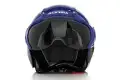 Casco jet Acerbis X-Jet On Bike Blu Verde