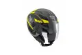 Casco jet Agv Blade Multi Human nero argento giallo