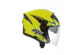 Casco jet Agv K-5 Jet Multi Threesixty giallo fluo nero