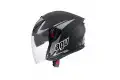 Casco jet Agv K-5 Jet Multi Threesixty nero opaco grigio