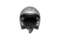 Casco jet AGV Legends X70 E2205 SOLID in fibra Grigio chiaro opaco