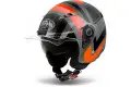 Casco Jet Airoh City One Wrap arancione opaco