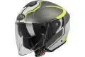 Casco jet Airoh Hunter Soul in fibra Antracite Opaco