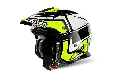 Casco jet Airoh Trr S Wintage giallo lucido