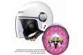 Casco jet bambino Grex G1.1 ARTWORK Lady Biker Rosa