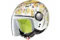 Casco jet bambino Grex G1.1 Fancy BLOW A KISS bianco